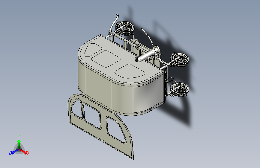 移动式医疗病床车