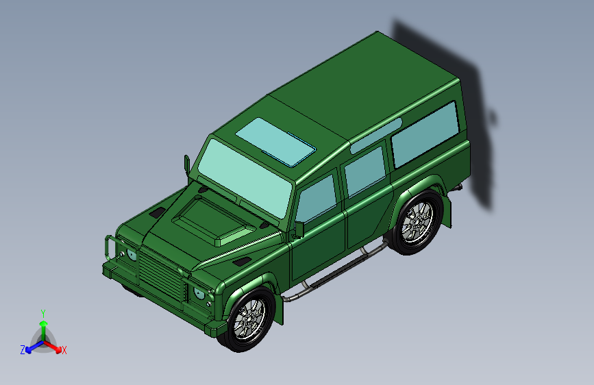 越野车简易模型