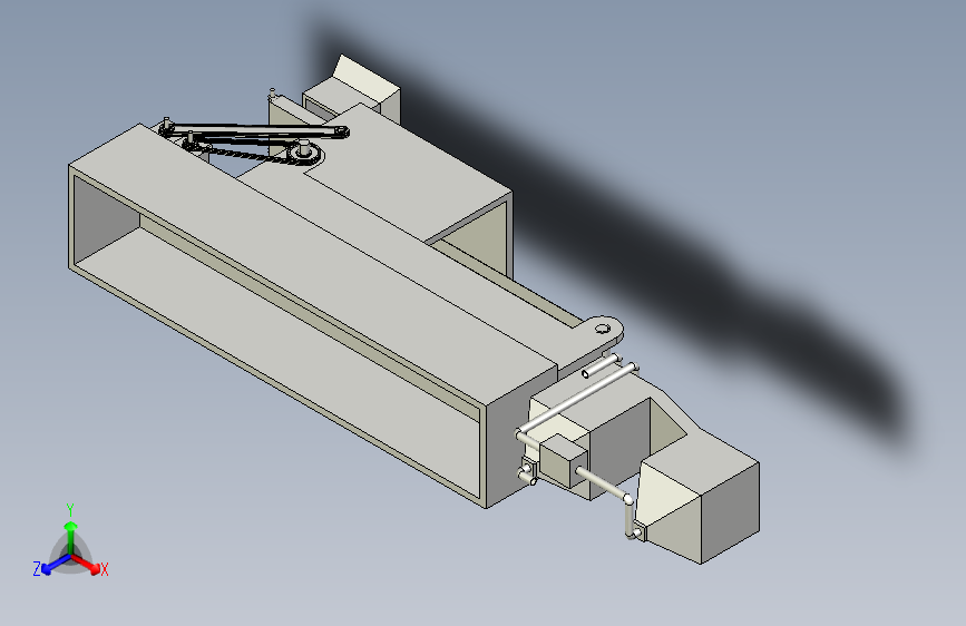 振动筛三维模型