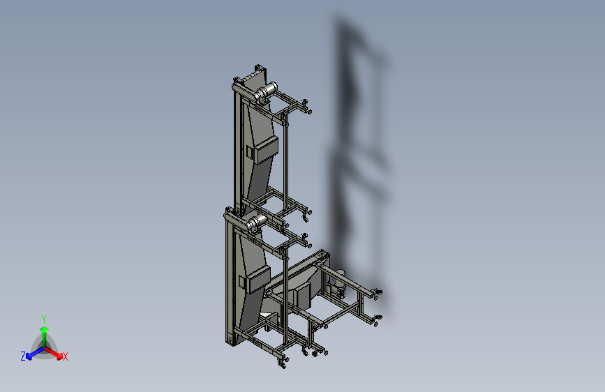 直角阶梯输送线
