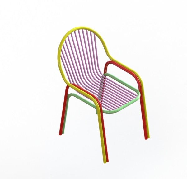 A0000860-不锈钢靠背椅