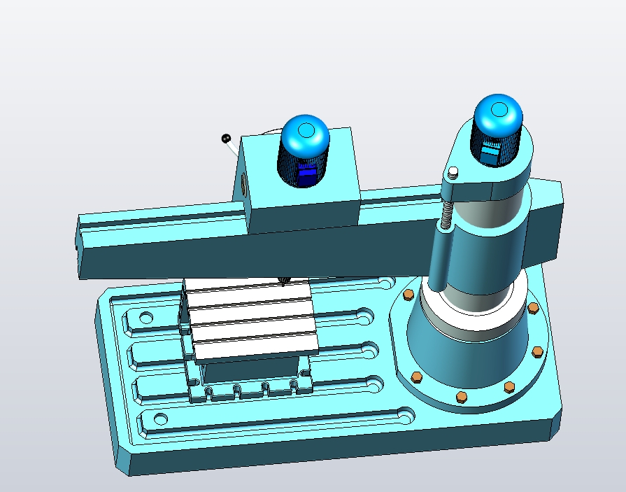 摇臂钻床Z3050机械设计UG三维模型素材资料参考C22548