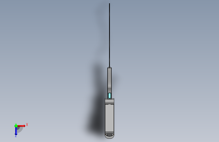 A0000879-头发拉直器卷发棒 俯视图