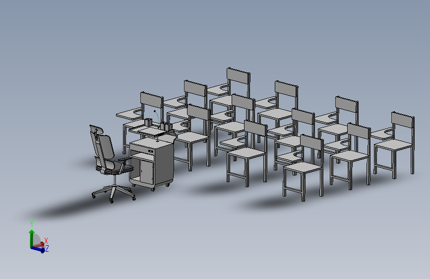 A0000886-教室桌椅