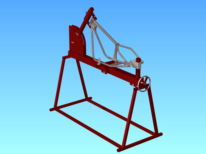 摩托车车架建设夹具