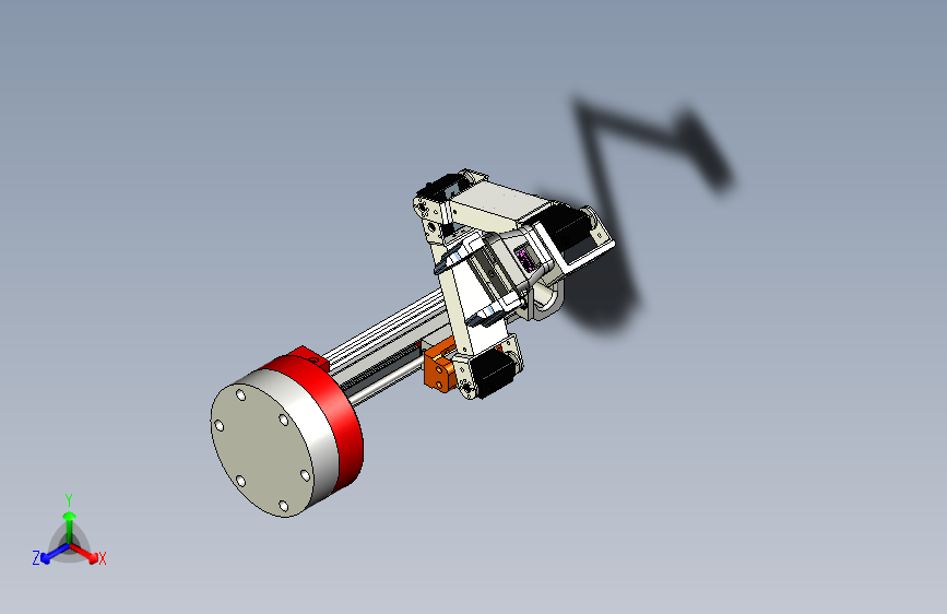 带旋转夹具的小型Scara机器人