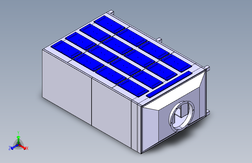 2立方活性炭箱--16抽屉--带过滤棉