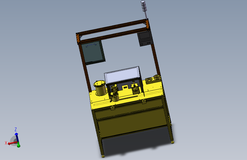 自动涂胶工作台的设计(sw+说明书+cad)