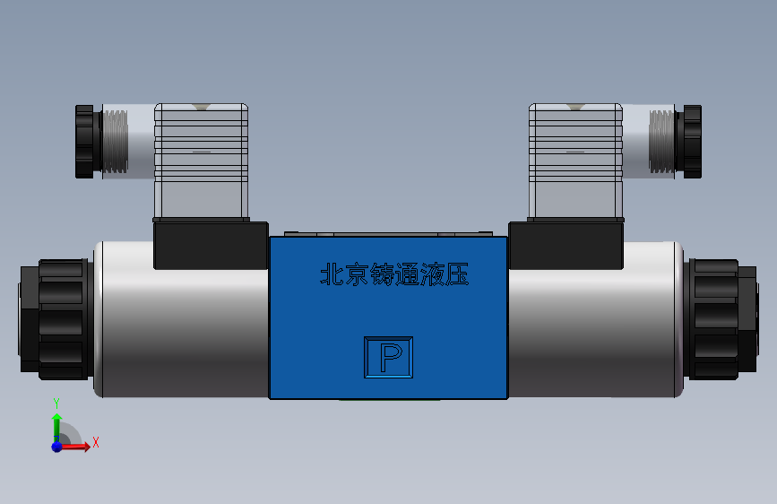 4WE6 电磁换向阀 正面视图