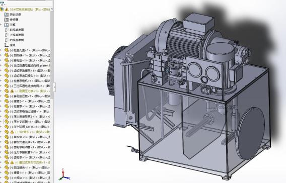 53米双系统电机液压站