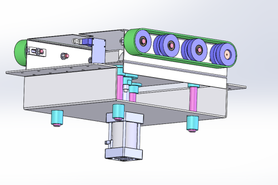 90度传输顶升传动组件