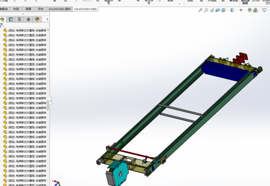 电梯新式对重框