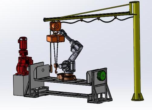 机器人旋转装配台
