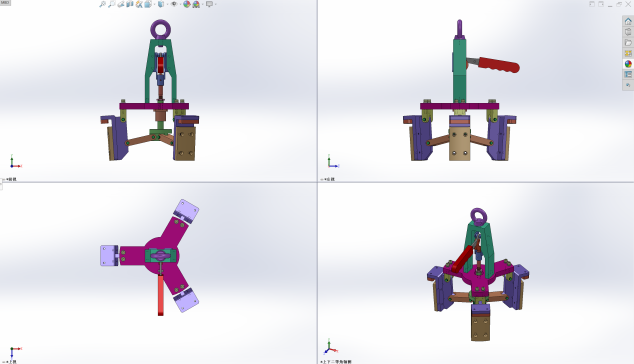 机械内撑夹爪涨紧