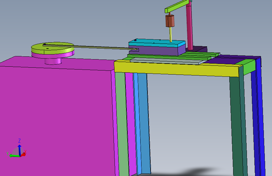 旋转磨损试验机往复机构   IGES STEP