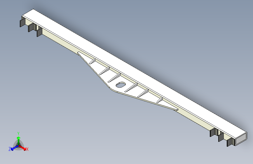 3.1m溢流口上方压延辊吊梁