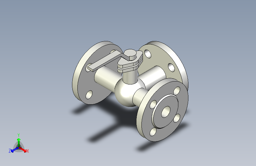 DN20三通球阀.prt