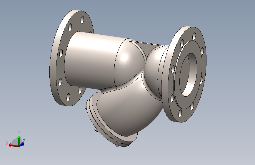 法兰Y型过滤器-316L DN50-DN600 PN10-PN25(1)