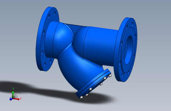 法兰Y型过滤器-铸铁 DN50-DN600 PN10-PN25