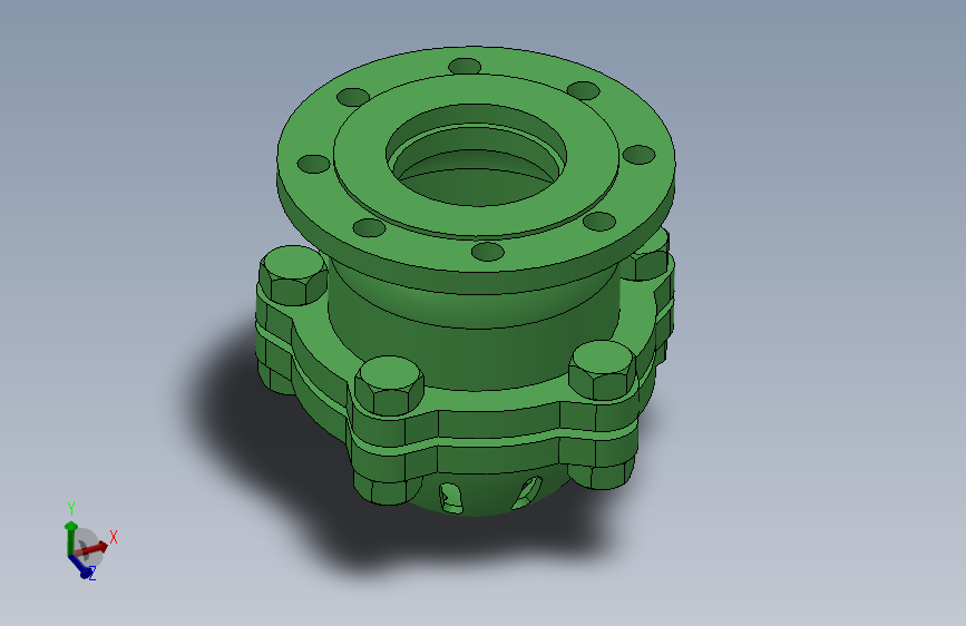 法兰底阀-铸铁 DN50-DN500 PN10(1)