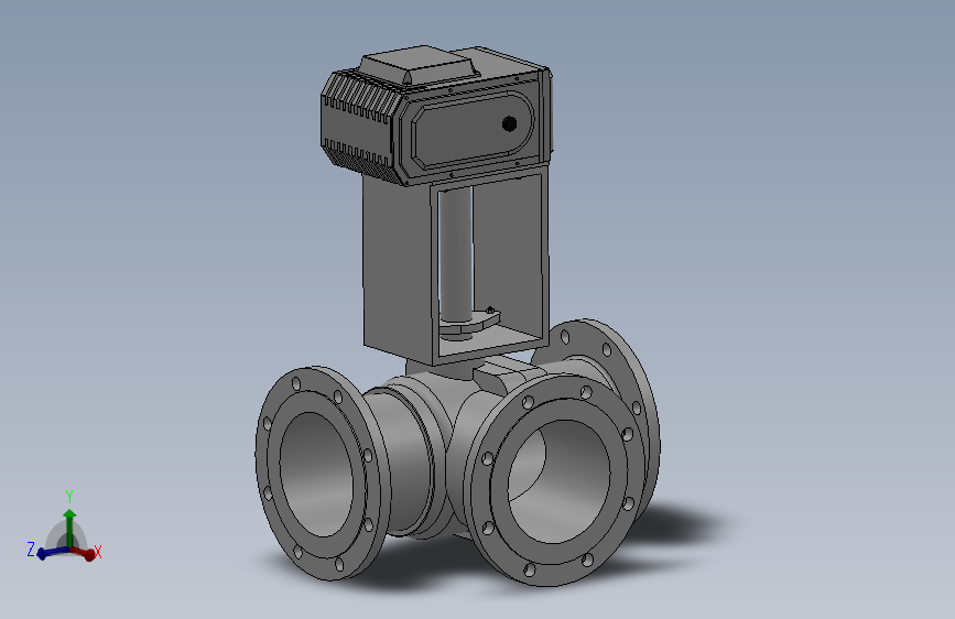 法兰电动三通球阀-316 DN25-DN200 PN10-PN25