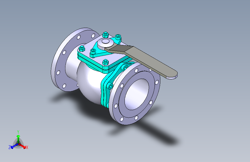 法兰连接球阀[125]