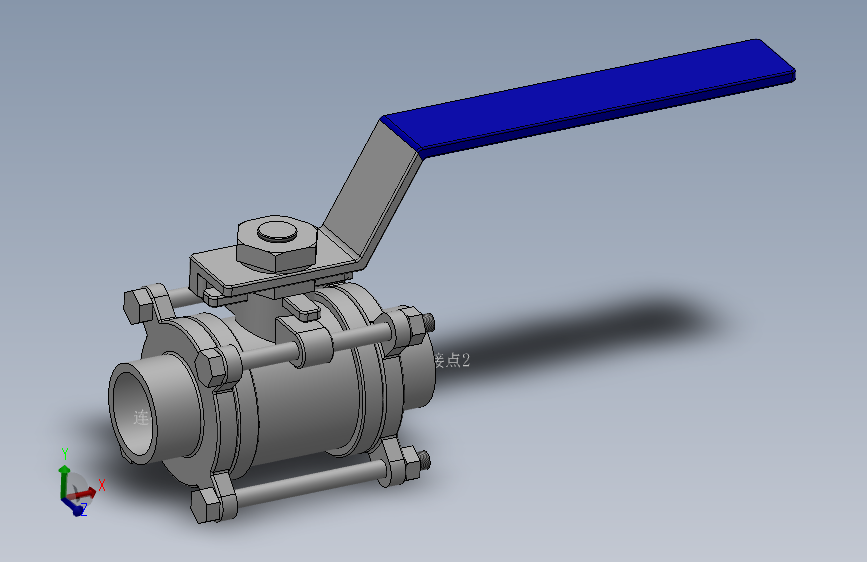 三片式对焊球阀-316 DN15-DN80 PN10