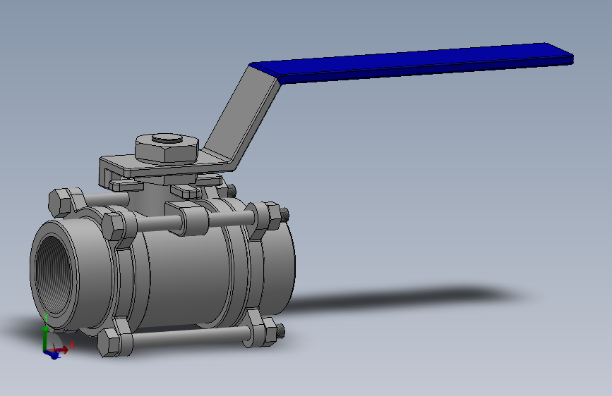 三片式内螺纹球阀-316 DN15-DN80 PN10
