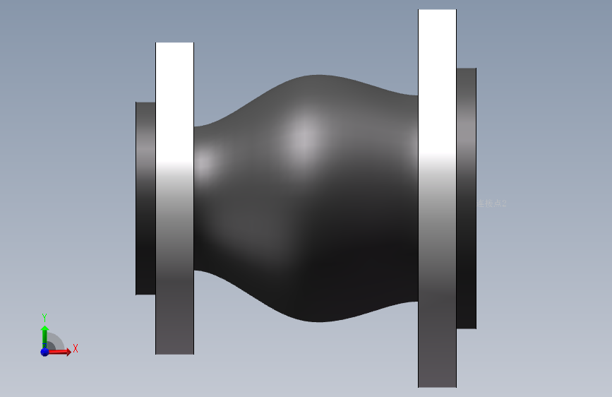 同心异径橡胶接头 法兰316L DN80-DN400 PN10-PN25