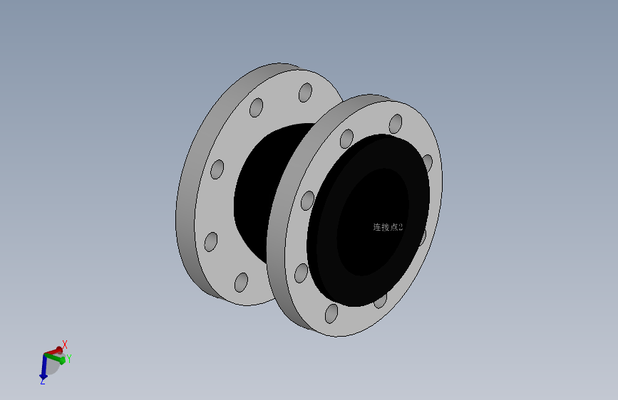 橡胶接头 法兰碳钢镀锌 DN32-DN600 PN10-PN25