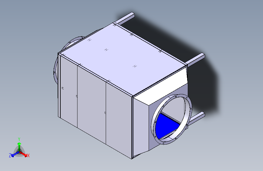1万风量干式过滤袋（3道过滤--592x592）