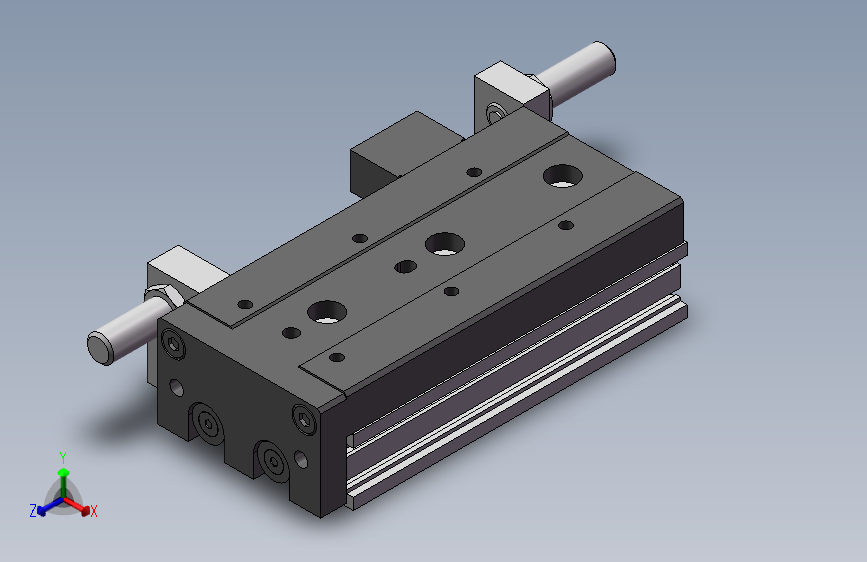 附滑轨型双轴气缸 气力可 MDX12-50-AM2