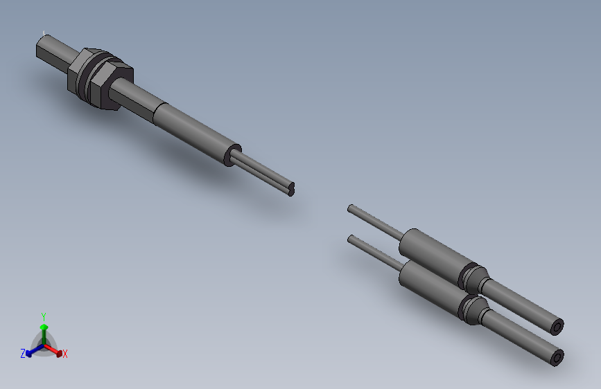 光纤传感器 欧姆龙 E32-ZC31 直线型 同轴 检测距离7mm