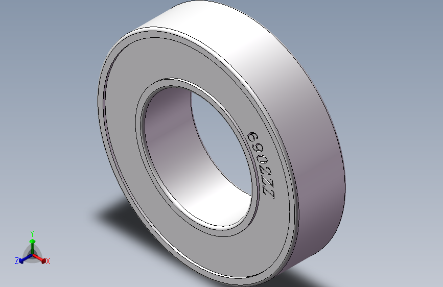 进口单列深沟球轴承 NSK 6902ZZ