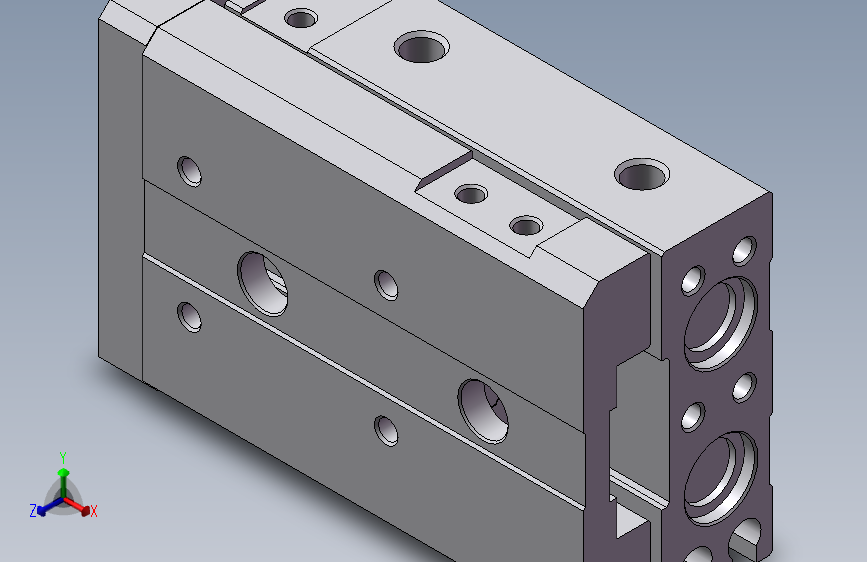 双轴型精密滑台气缸 亚德客 HLQ8-20-S