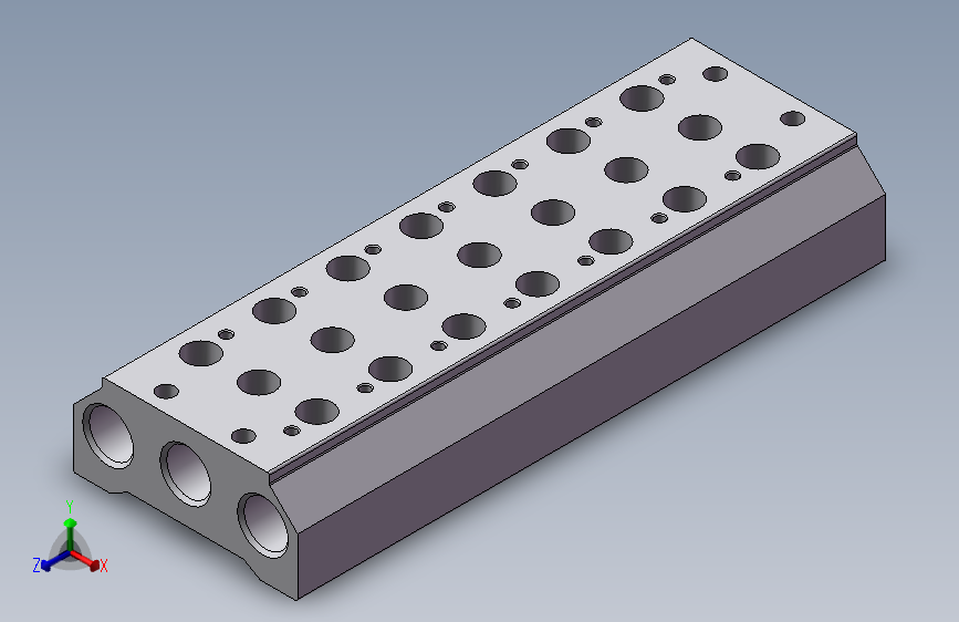 下机架电磁阀底座 亚德客 100M-7F