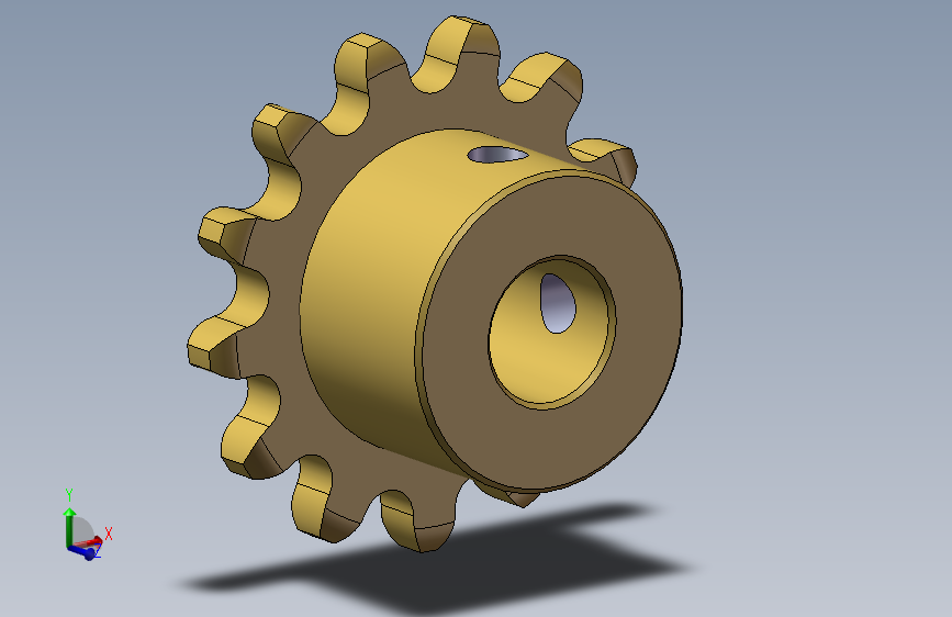 链轮2分13齿内径8