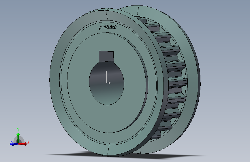 同步带轮-S5M型_HWAS22S5M10-A-H7