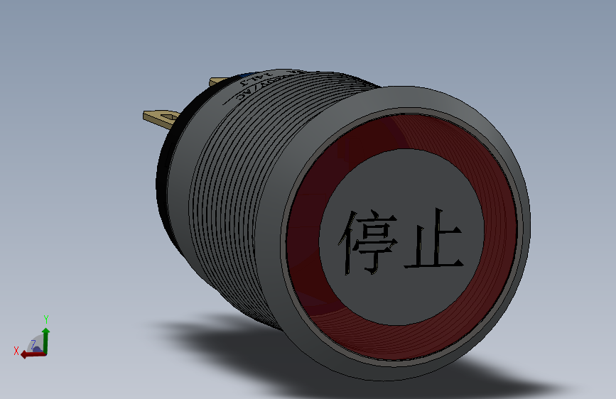 停止金属按钮_0401H