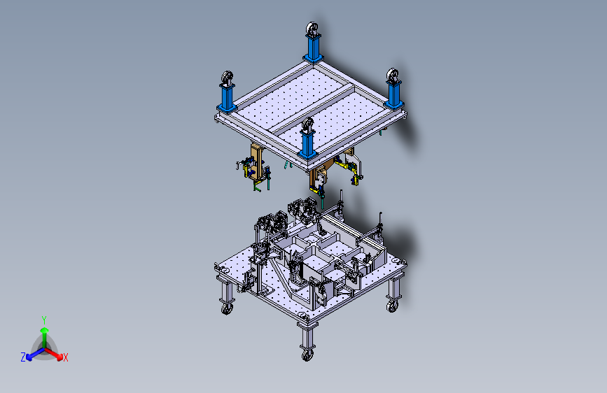 汽车门翻边工装