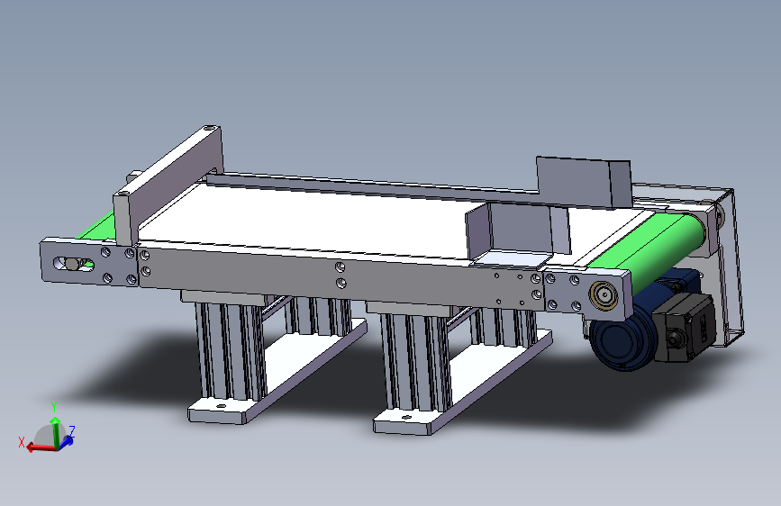 物料收集皮带输送线