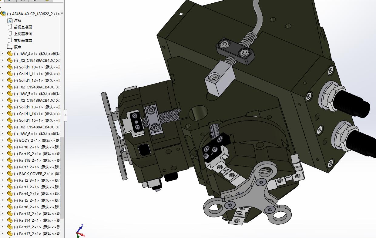 SSU25-AF46-30桁架专用组合气爪