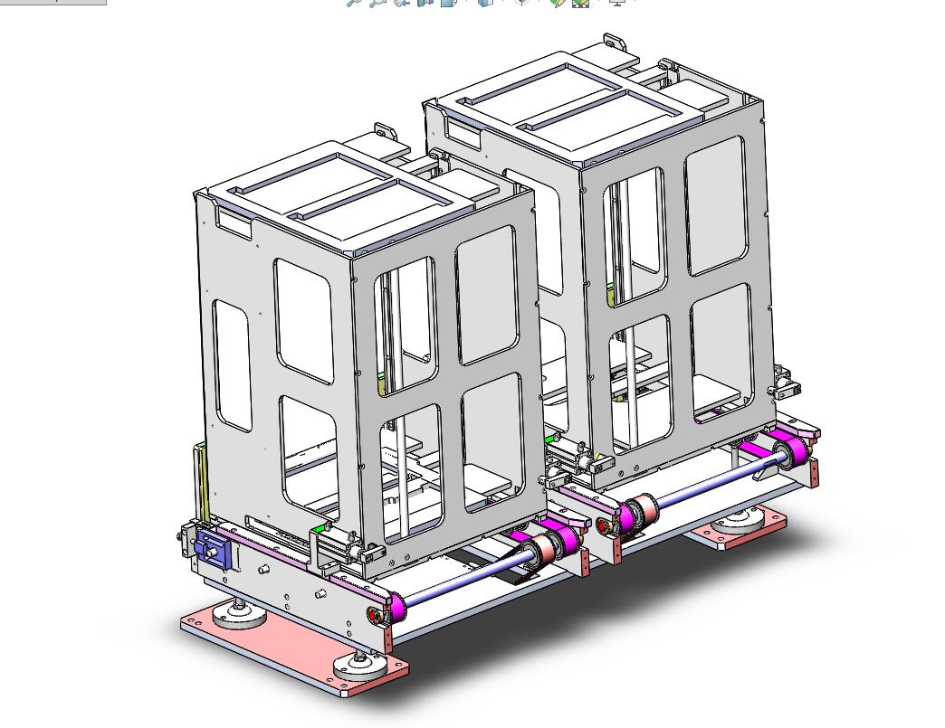 TRAY料框自动进出模组
