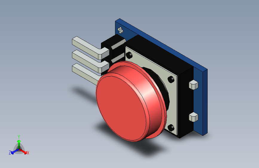 A0001001-12mm 按钮模块