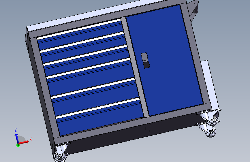 工具车钣金工装车