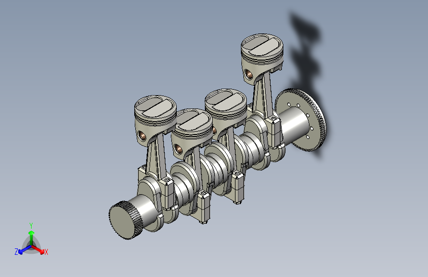 曲轴连杆活塞组件