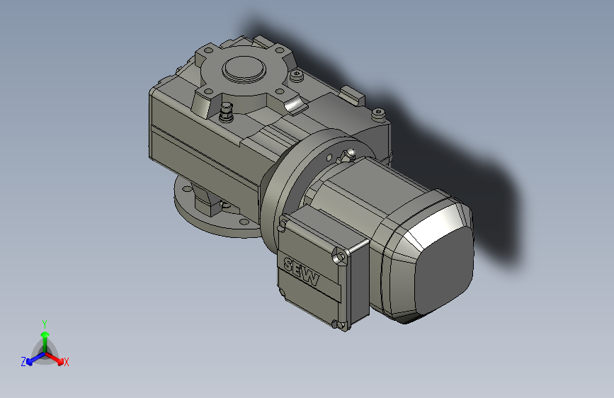 倍速线减速电机KAF39DRS71M4-055-i5824-M1-A-270