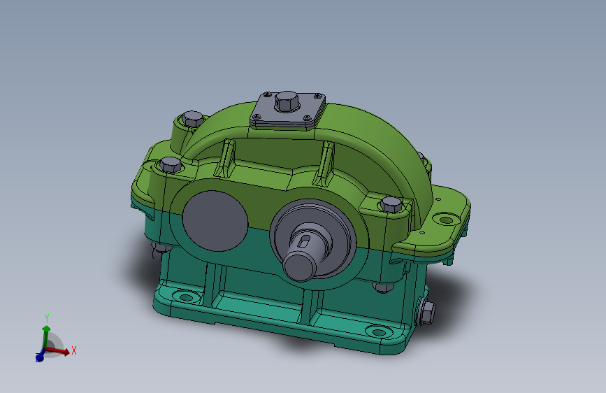一级直齿圆柱齿轮减速器