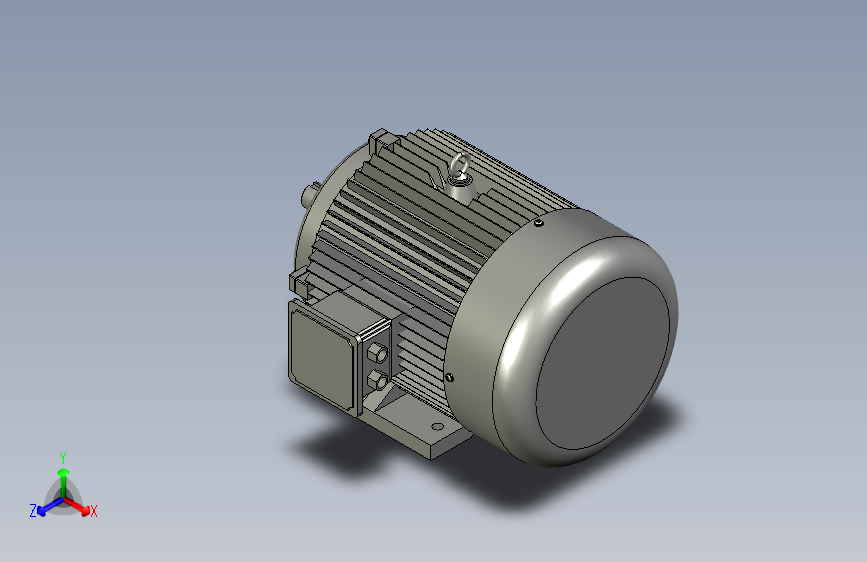 带底脚无凸缘电机Y112M-4