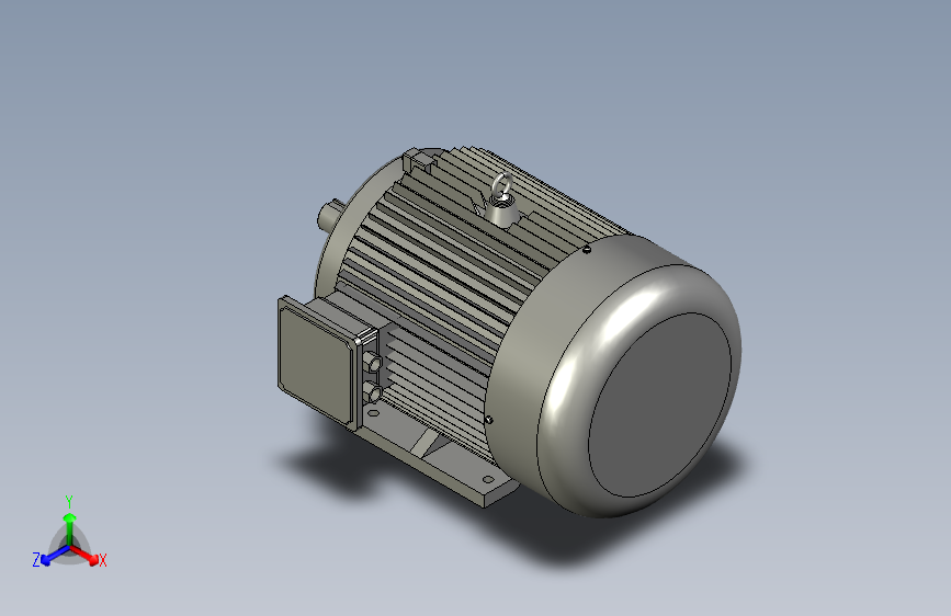 带底脚无凸缘电机Y225S-4